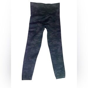 SPANX Black Camouflage Leggings